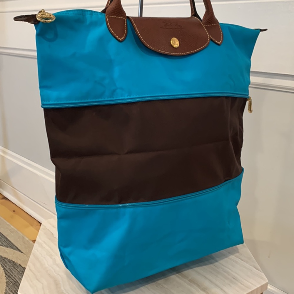 Longchamp Large Le Pliage Expandable Travel Tote